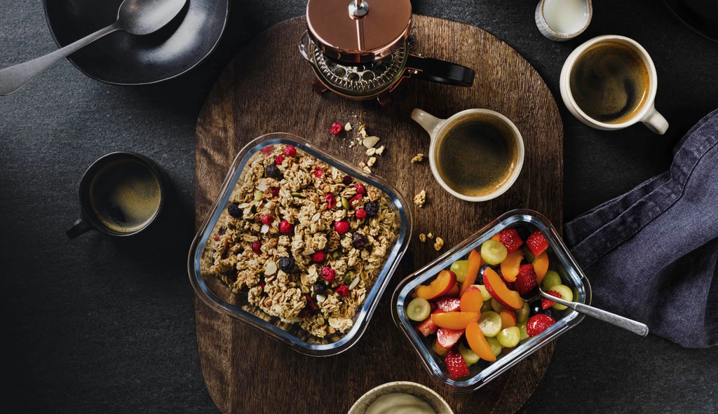 Glass Food Storage with Lids